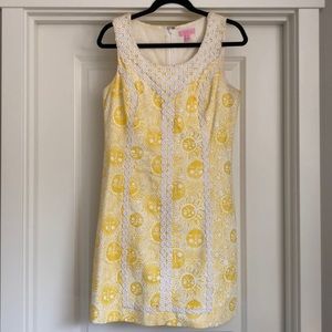 Lilly Pulitzer Sunshine Print Shift Dress Size 6